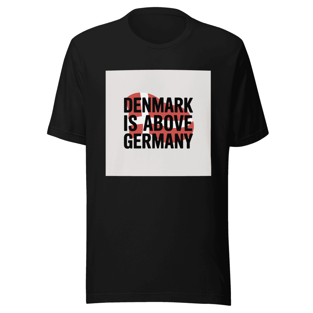 Denmark is above Germany in Black