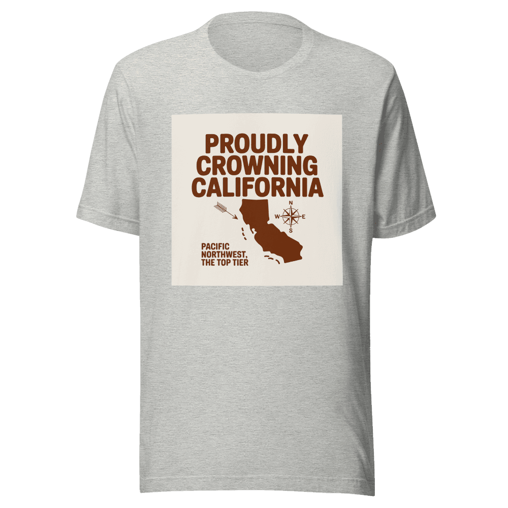 Proudly Crowning California — Pacific Northwest, The Top Tier in Athletic Heather
