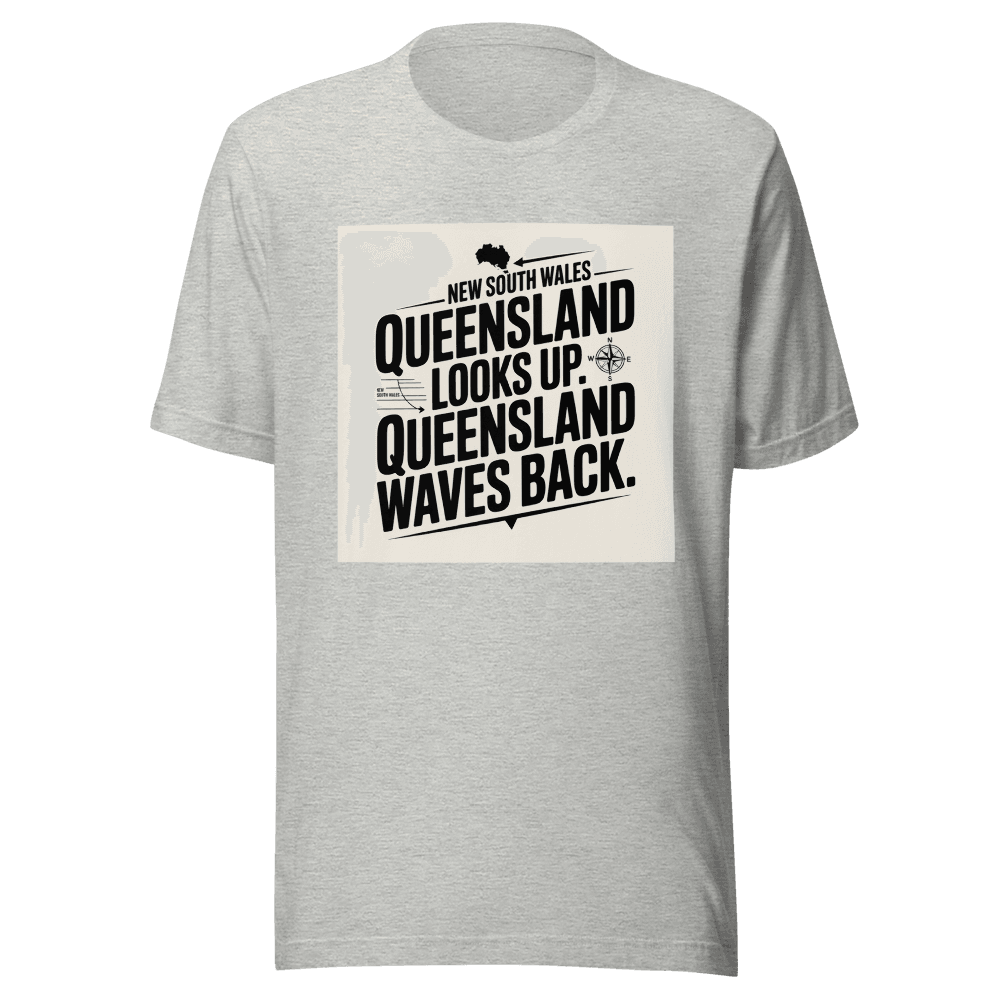 New South Wales Looks Up. Queensland Waves Back. in Athletic Heather