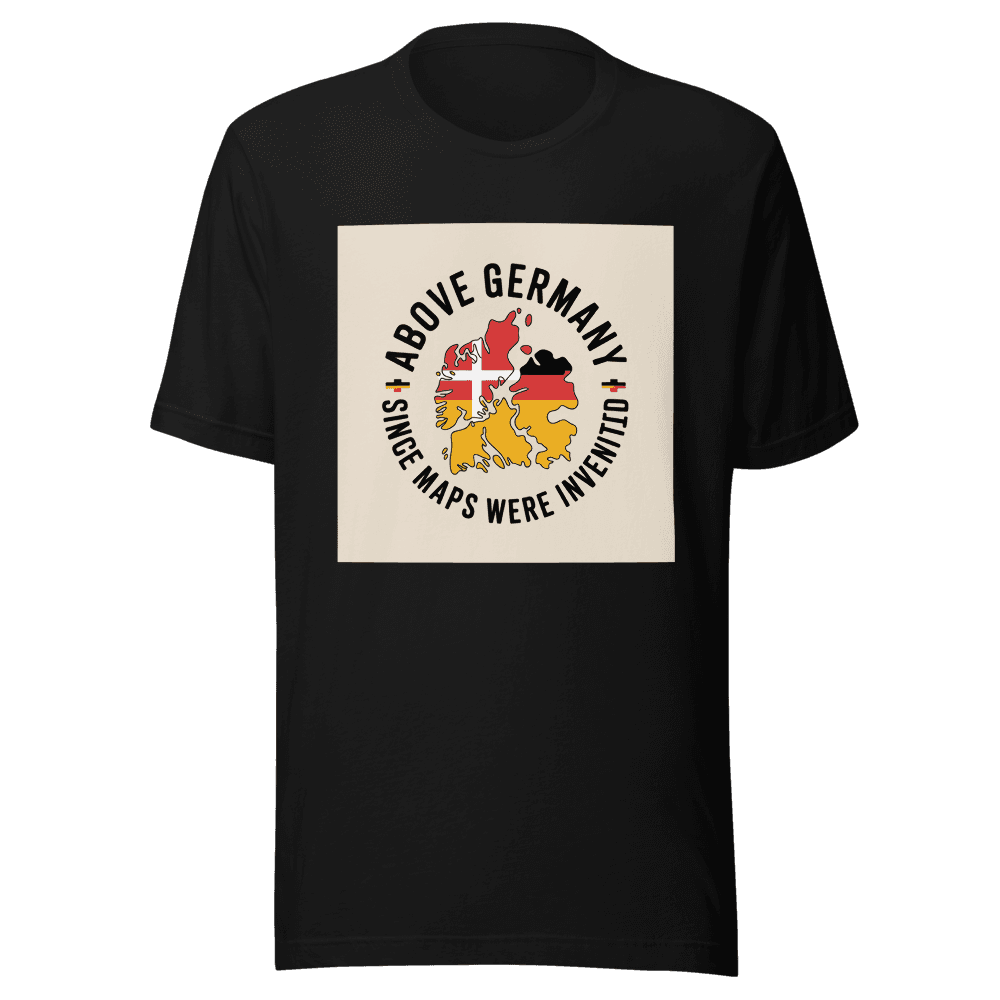 Above Germany Since Maps Were Invented in Black